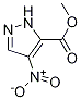 4-니트로-2H-피라졸-3-카르복실산메틸에스테르 구조식 이미지