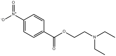 2-diethylaminoethyl 4-nitrobenzoate 구조식 이미지