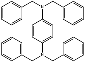 N,N,N',N'-TETRABENZYL-P-PHENYLENEDIAMINE Structure