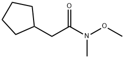 N-methoxy-N-methylCyclopentaneacetamide Structure