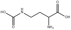 Butanoic acid, 2-amino-4-(carboxyamino)- (9CI) Structure
