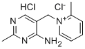 1-((4-AMMONIO-2-METHYL-5-PYRIMIDINYL)METHYL)-2-METHYLPYRIDINIUM DICHLORIDE Structure