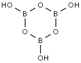 Trihydroxyboroxine Structure