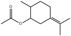 2-methyl-5-(1-methylethylidene)cyclohexyl acetate Structure