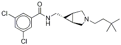 3,5-Dichloro-N-[[(1α,5α,6-exo,6α)-3-(3,3-diMethylbutyl)-3-azabicyclo[3.1.0]hex-6-yl]Methyl]-benzaMide 구조식 이미지