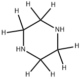PIPERAZINE-2,2,3,3,5,5,6,6-D8 Structure