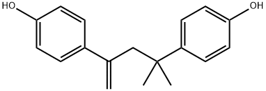 4-METHYL-2,4-BIS(4-HYDROXYPHENYL)PENT-1-ENE 구조식 이미지