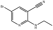 5-bromo-2-(ethylamino)nicotinonitrile Structure