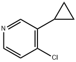 4-chloro-3-cyclopropylpyridine Structure