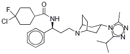4-Chloro Maraviroc-d6 Structure