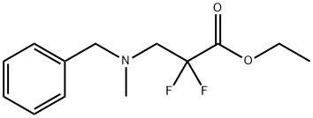 Ethyl 3-[Benzyl(Methyl)aMino]-2,2-difluoropropanoate Structure