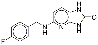 5-[[(4-Fluorophenyl)Methyl]aMino]-1,3-dihydro-2H-iMidazo[4,5-b]pyridin-2-one-
d4 구조식 이미지
