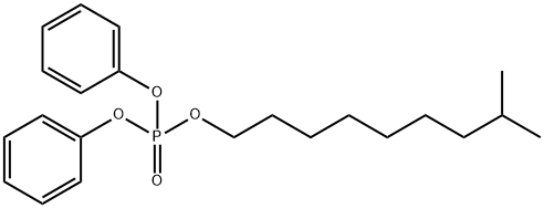 Diphenyl 8-Methyl-1-nonanol Phosphate Structure