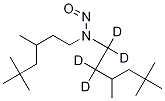 N-니트로소-N,N-디(3,5,5-트리메틸헥실)aMine-d4 구조식 이미지