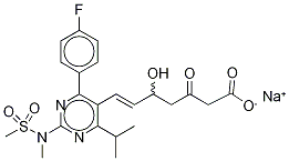 3-Oxo Rosuvastatin SodiuM Salt Structure