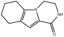 3,4,6,7,8,9-hexahydropyrazino[1,2-a]indol-1(2H)-one 구조식 이미지