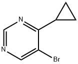 5-bromo-4-cyclopropylpyrimidine Structure
