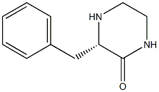 Piperazinone, 3-(phenylmethyl)-, (S)- (9CI) Structure