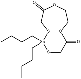 8,8-dibutyl-1,4-dioxa-7,9-dithia-8-stannacycloundecane-5,11-dione 구조식 이미지