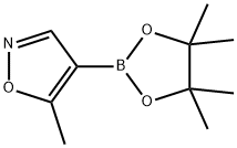 5-Methyl-4-(4,4,5,5-tetraMethyl-1,3,2-dioxaborolan-2-yl)isoxazole Structure