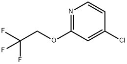 4-chloro-2-(2,2,2-trifluoroethoxy)pyridine Structure