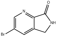7H-Pyrrolo[3,4-b]pyridin-7-one, 3-broMo-5,6-dihydro- Structure