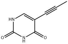 2,4(1H,3H)-Pyrimidinedione, 5-(1-propynyl)- (9CI) Structure