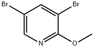 2-METHOXY-3,5-DIBROMO-PYRIDINE 구조식 이미지