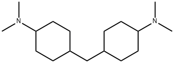 4,4'-METHYLENEBIS-(N,N-DIMETHYLCYCLOHEXANAMINE) 구조식 이미지