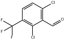 2,6-Dichloro-3-(trifluoromethyl)benzaldehyde Structure