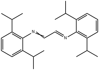 N-{(E)-2-[(2,6-diisopropylphenyl)imino]ethylidene}-2,6-diisopropylaniline Structure