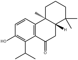 9(1H)-Phenanthrenone, 2,3,4,4a,10,10a-hexahydro-7-hydroxy-1,1,4a-trimethyl-8-(1-methylethyl)-, (4aS,10aS)- 구조식 이미지