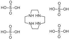 TETRAAZA-12-CROWN-4 TETRAHYDROGENSULFATE Structure