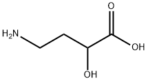 2-Hydroxy-4-amino butanoic acid 구조식 이미지