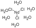 Neodymium(III) chloride hexahydrate 구조식 이미지