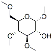 알파-d-글루코피라노사이드,메틸3,4,6-트리-O-메틸- 구조식 이미지