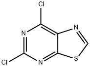 5,7-dichlorothiazolo[5,4-d]pyrimidine 구조식 이미지