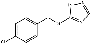 3-[(4-CHLOROBENZYL)THIO]-1H-1,2,4-TRIAZOLE Structure