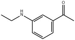 Ethanone, 1-[3-(ethylamino)phenyl]- (9CI) Structure