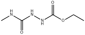 ETHYL 2-[(METHYLAMINO)CARBONYL]HYDRAZINECARBOXYLATE Structure