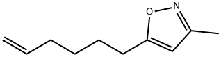 Isoxazole, 5-(5-hexenyl)-3-methyl- (9CI) Structure