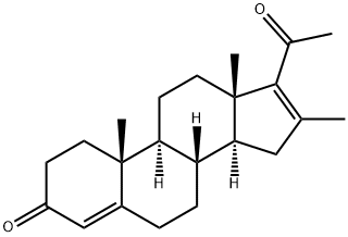 16-Methylpregna-4,16-diene-3,20-dione Structure