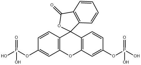 Fluorescein3,6-diphosphate Structure