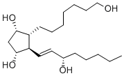 1,9ALPHA,11ALPHA,15S-TETRAHYDROXY-PROST-13E-ENE Structure