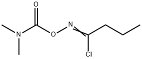 (1-chlorobutylideneamino) N,N-dimethylcarbamate Structure