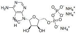 아데노신-8-14C5'-디포스페이트암모늄 구조식 이미지