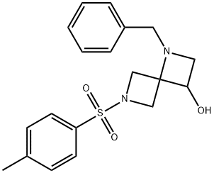 1-Benzyl-6-tosyl-1,6-diazaspiro[3.3]heptan-3-ol Structure