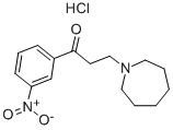 3-(hexahydro-1H-azepin-1-yl)-3'-nitropropiophenone hydrochloride 구조식 이미지