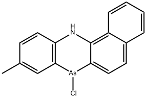 7-Chloro-7,12-dihydro-9-methylbenzo[c]phenarsazine Structure