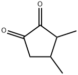 3,4-dimethyl 2-hydroxy-2-cyclopenten-1-one 구조식 이미지